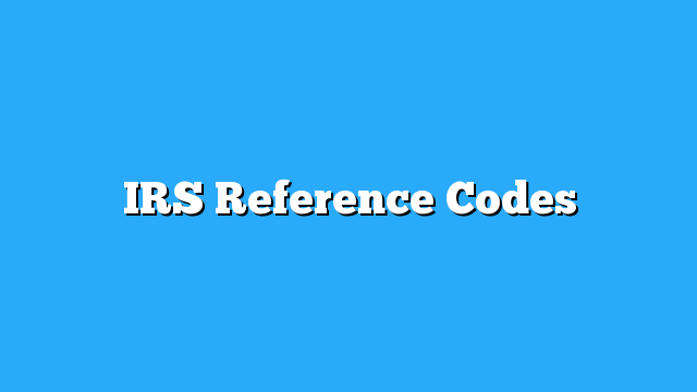 Irs State Code List