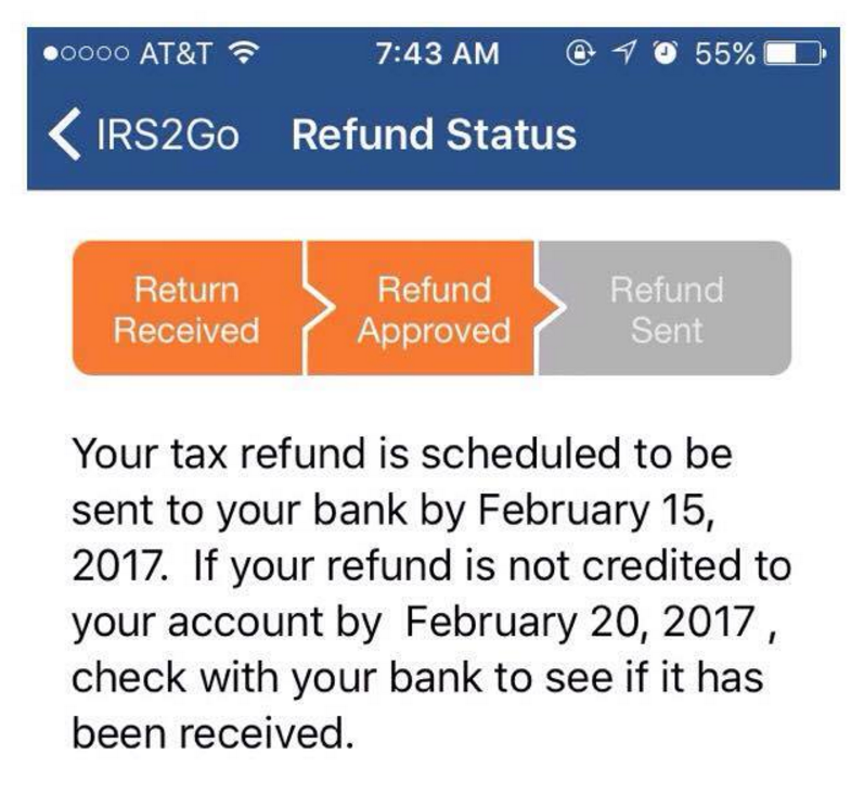 Where's My Refund Update for PATH act Refund Schedule 2022