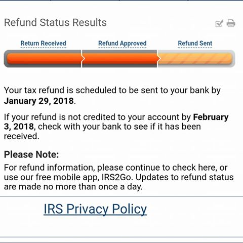 refund irs tax wheres adjusted